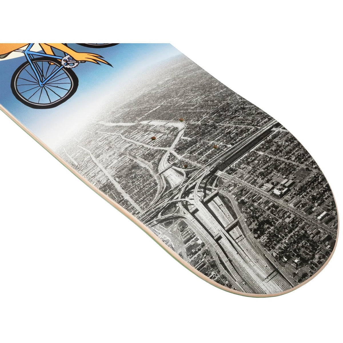 Fairdale x Toy Machine Skatedeck 8.5" - Red/Blue/Gray Limited Edition 4