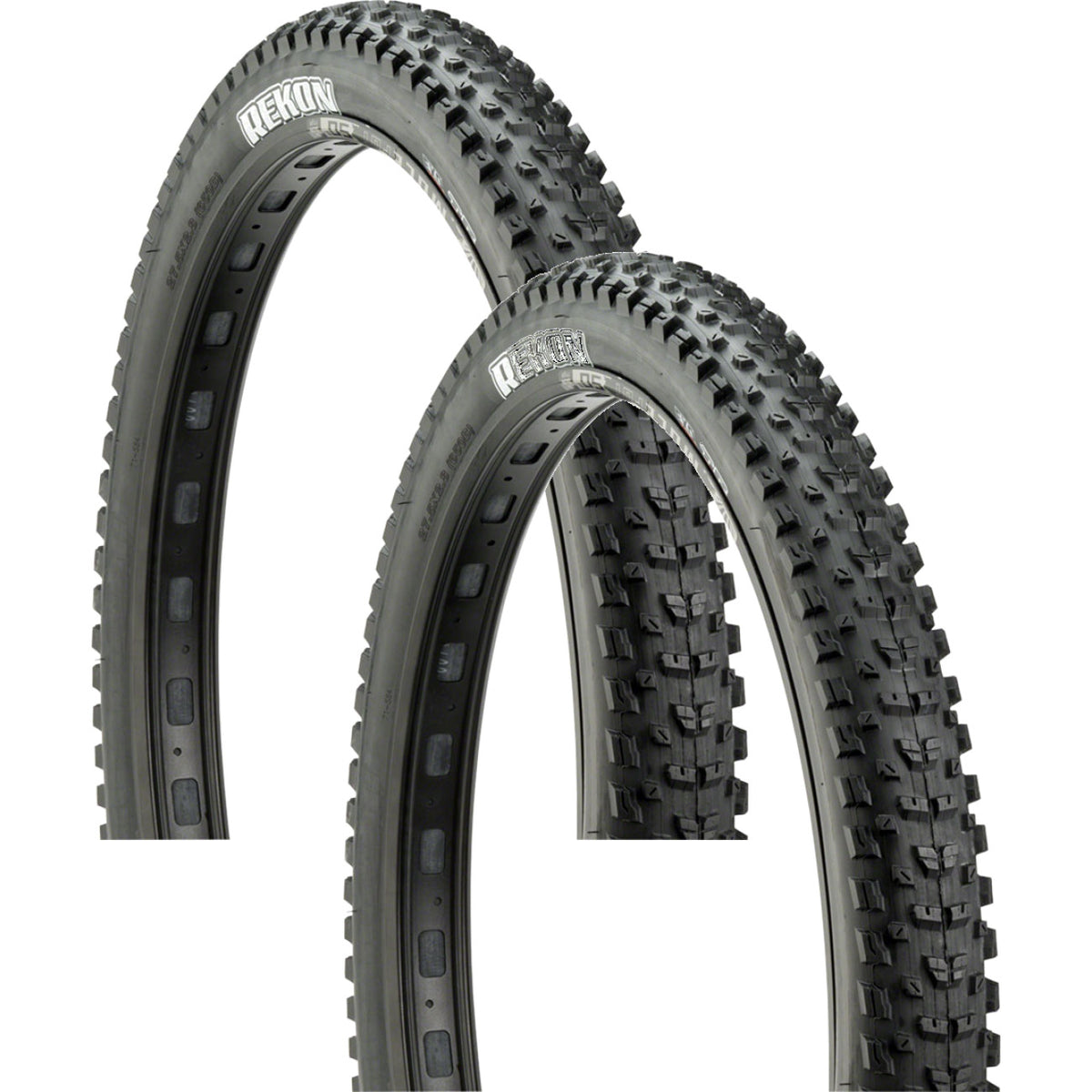 Pack of 2 Maxxis Rekon Tire Clincher Wire Tube Required Black 29 x 2.4 1