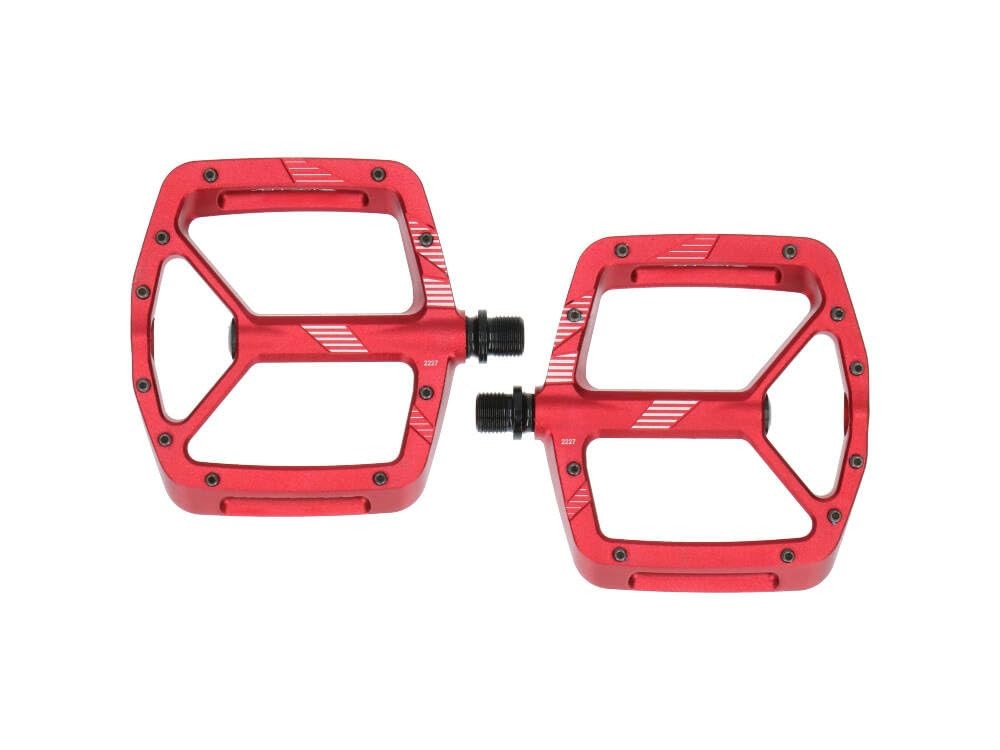 Race Face Aeffect Platform Pedals Red Pair 9/16" Spindle 2