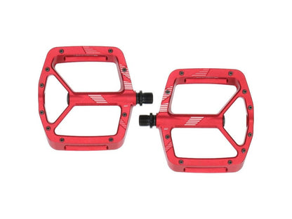 Race Face Aeffect Platform Pedals Red Pair 9/16" Spindle 2