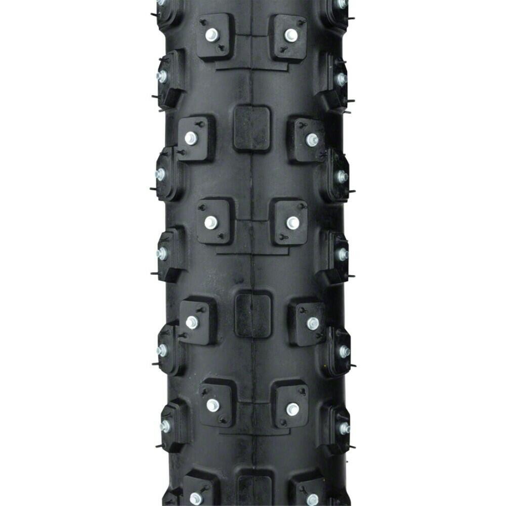 Kenda Klondike K1013 Wide Sport 368 Studded Snow Tire 27x2.10 Black 65psi Winter 2