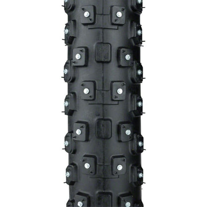 Kenda Klondike K1013 Wide Sport 368 Studded Snow Tire 27x2.10 Black 65psi Winter 2