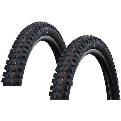 2x Schwalbe Magic Mary 26 x 2.35 Tubeless Folding Gravity Soft MTB Tires 1