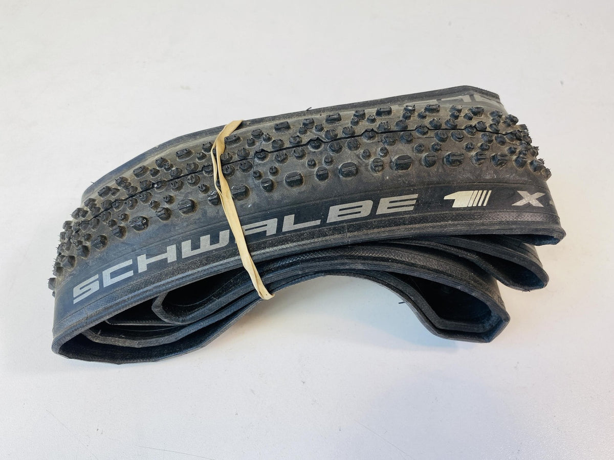 Unused Schwalbe X-One Tubeless Ready Tire Black Sidewall 700 x 33c Storage Worn 1