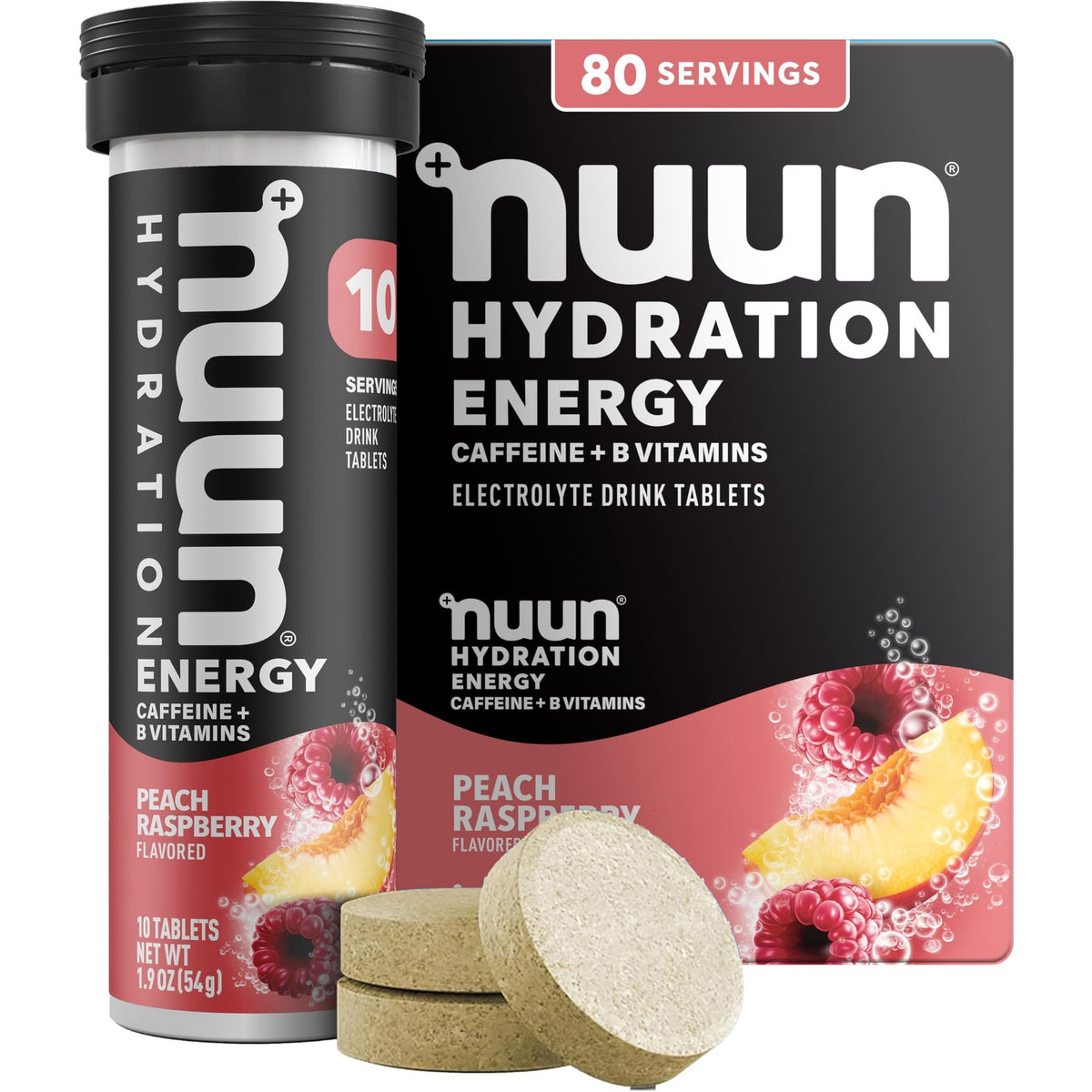Nuun Energy Caffeine + B Vitamins, Electrolyte Hydration Tablets with Caffeine 1