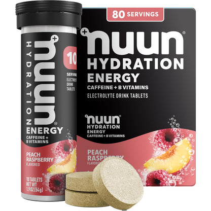 Nuun Energy Caffeine + B Vitamins, Electrolyte Hydration Tablets with Caffeine 1