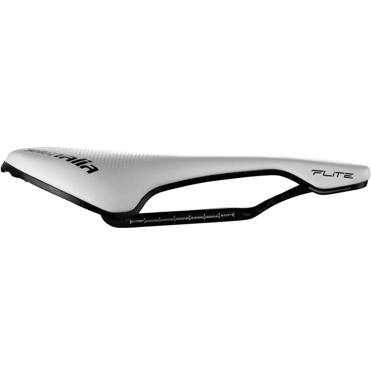 Selle Italia Flite Boost SuperFlow CRB Saddle, S3, Carbon, FibraTek, White LTD 3