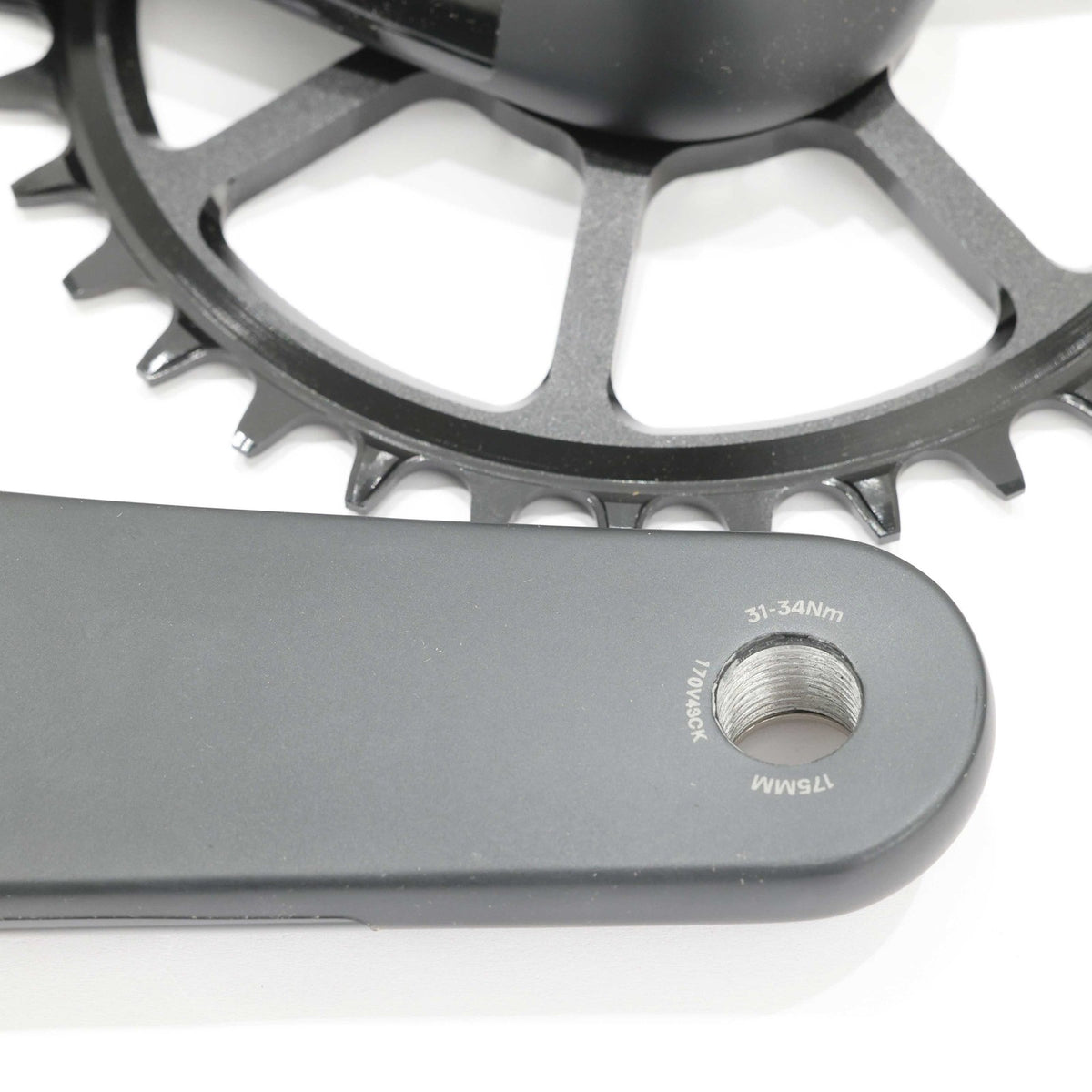 e*thirteen TRS Race Carbon MTB Crankset, 175mm, 34T, Boost, Gen 4, 52mm Chainlin 3