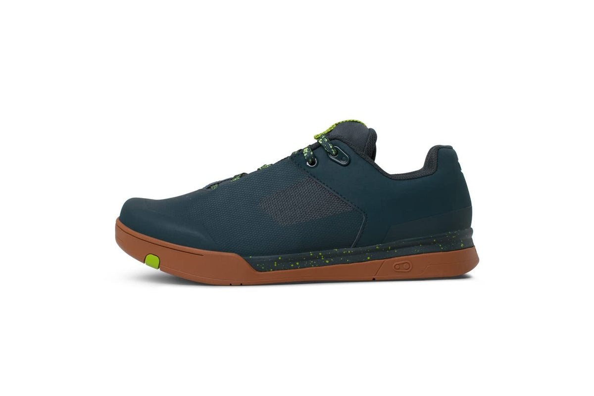 Crank Brothers Mountain Shoes MALLET LACE PETROL / LIME - GUM OUTSOLE SPLATTER 3