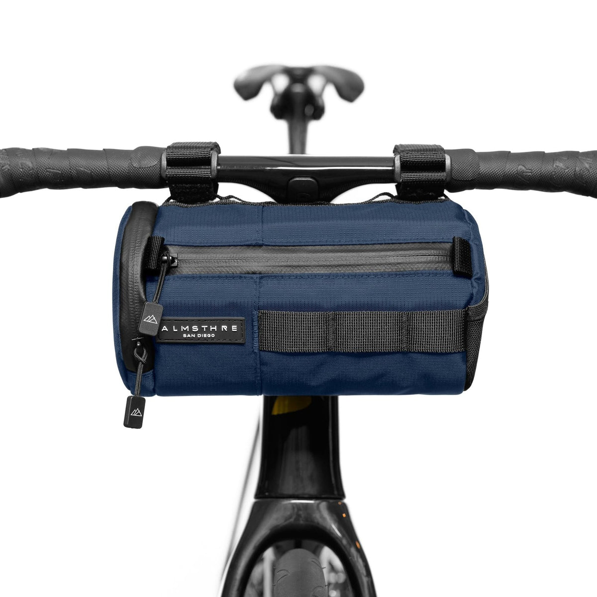 ALMSTHRE Signature Bar Bag – Cosmic Blue | Hard-Shell Bike Handlebar Bag with 1