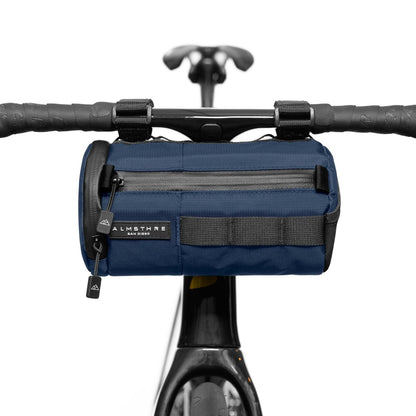ALMSTHRE Signature Bar Bag – Cosmic Blue | Hard-Shell Bike Handlebar Bag with 1