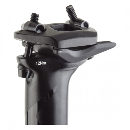 Origin8 Spire I Seatpost 27.2mm 350mm Black Micro-Adjust 2 Bolt Clamp 2