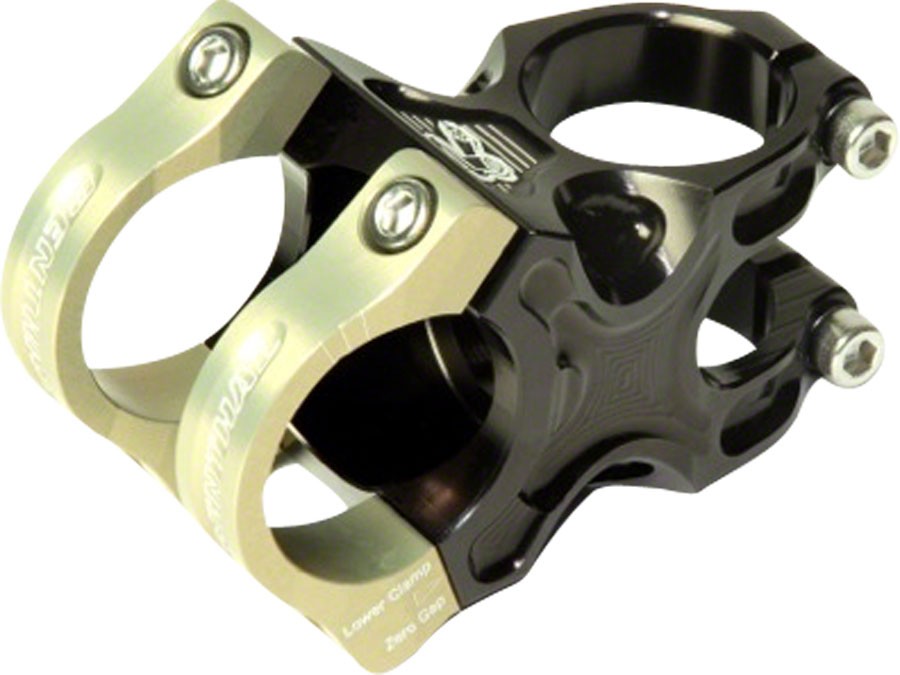 Renthal Apex 35 Stem - 40mm, 35 Clamp, +/-6, 1 1/8", Aluminum, Black/Gold 1