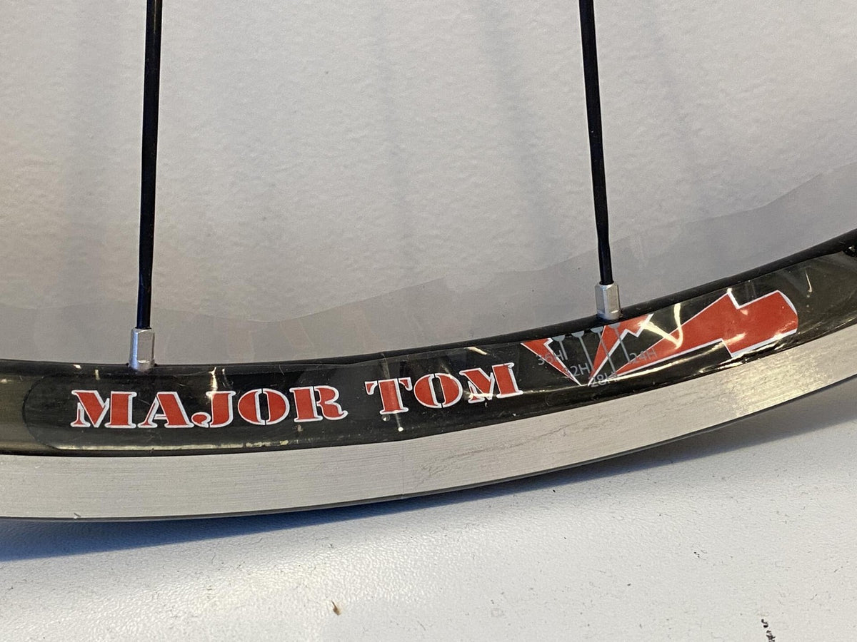 Velocity MAJOR TOM 700c Tubular Road Wheelset 24h/28h 100/130 8-10s - Black 3