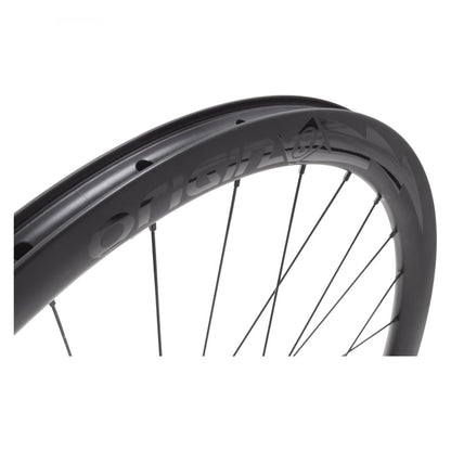 Origin8 Bolt 700c Carbon Gravel Disc Wheelset 8-11 Speed 28-Hole Tubeless Black 12
