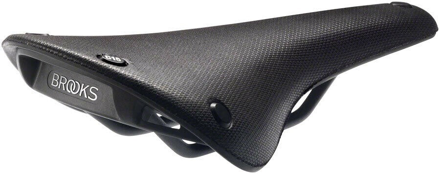 Brooks C15 All Weather Saddle Black Steel Rails 1