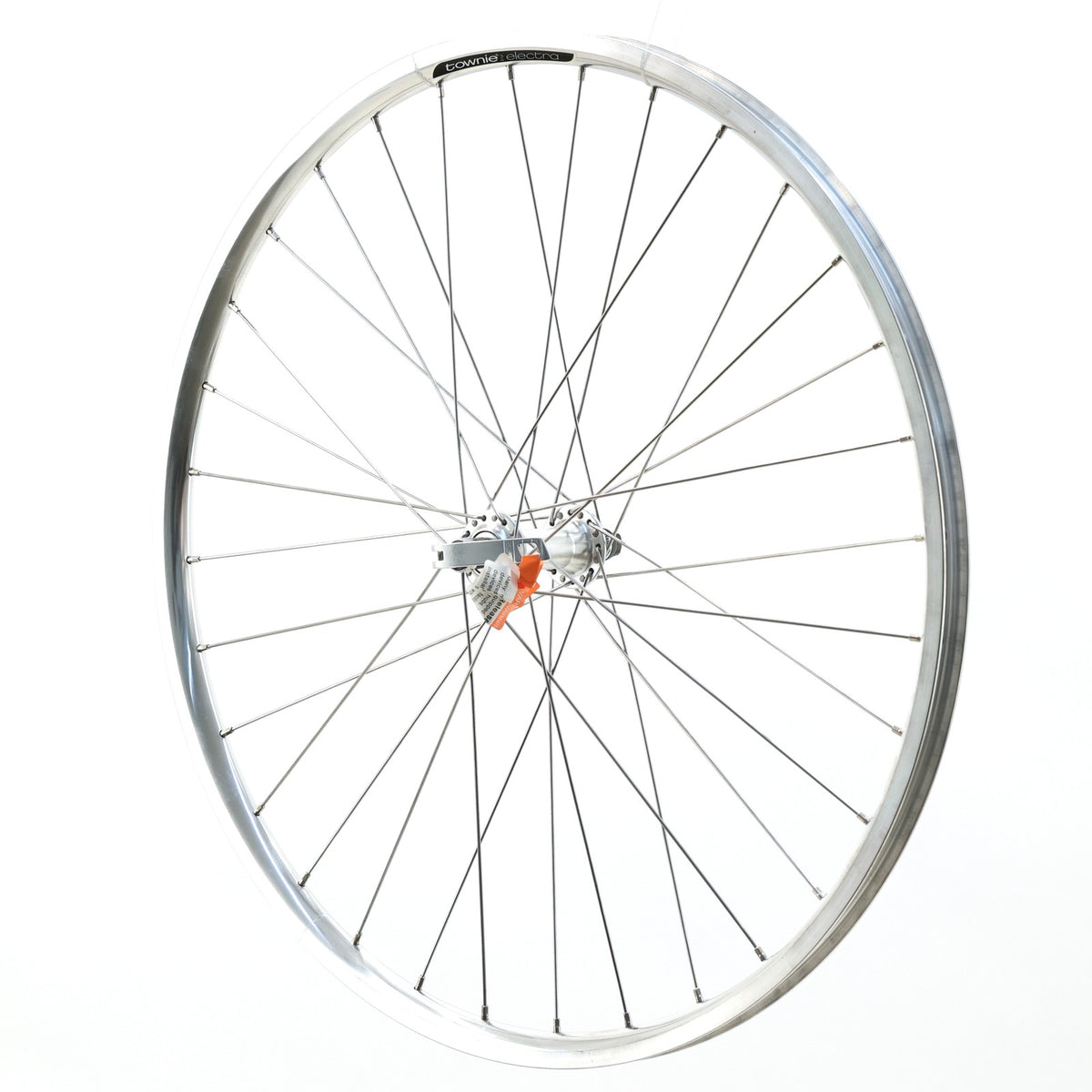 Electra Townie 7D 26'' Front Wheel, Clincher, 100mm Hub, Rim Brake, QR, Schrader 2