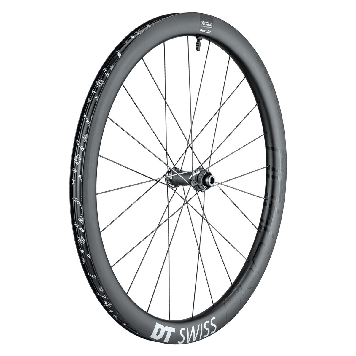 DT Swiss GRC 1400 Front Wheel - 650b, 12/QR x 100mm, Center-Lock/6-Bolt, Black 1