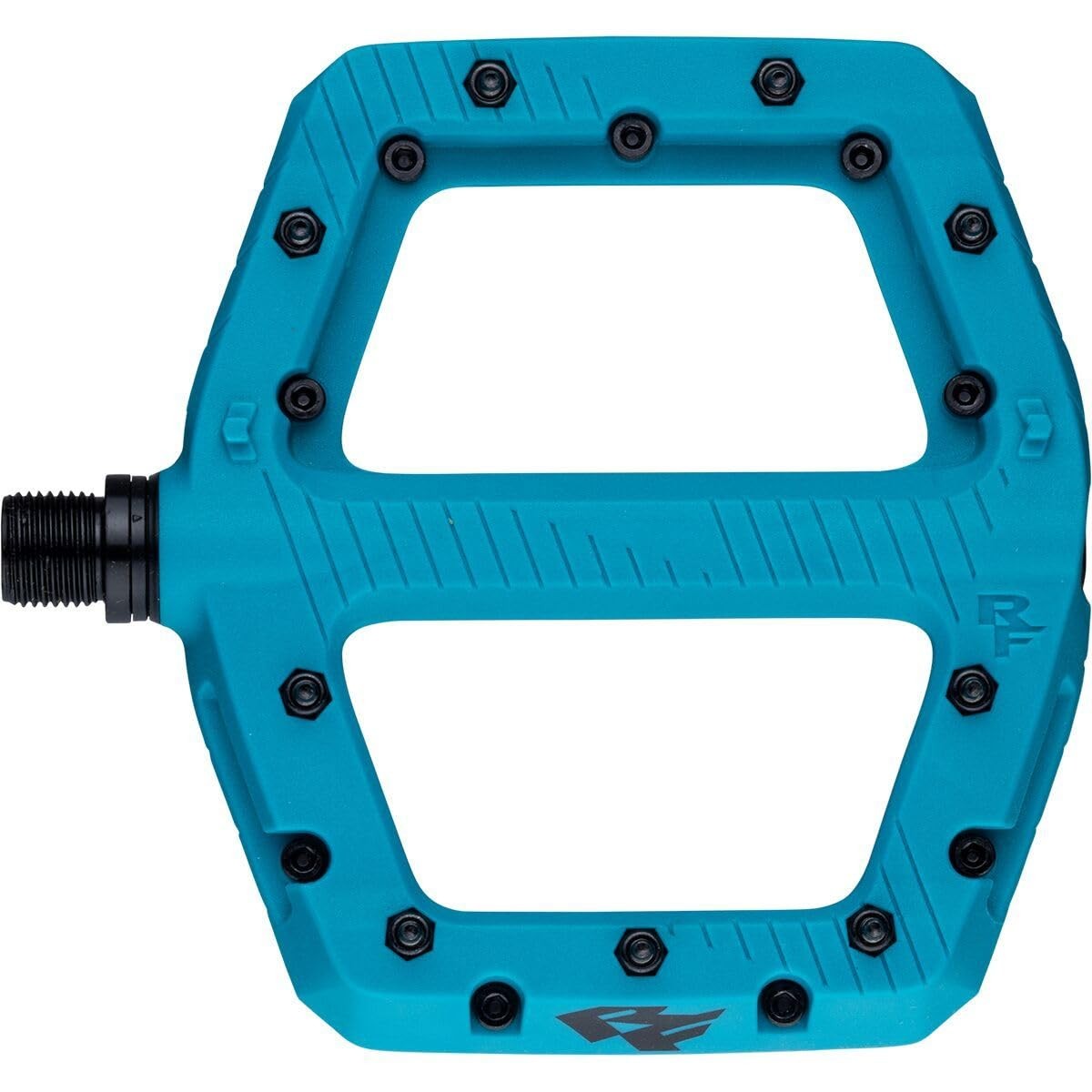 Raceface Chester Large Platform Pedals Cr-Mo Spindle 9/16" Turquoise Pair 1