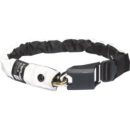 Hiplok GOLD Superbright Wearable Hardened Steel Chain Lock 12mm White 1