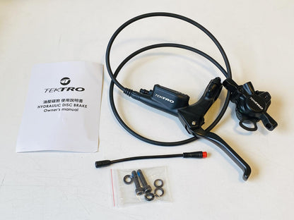 Aventon Hydraulic Complete Brake Set for Front - Tektro w/sensors - Black 1