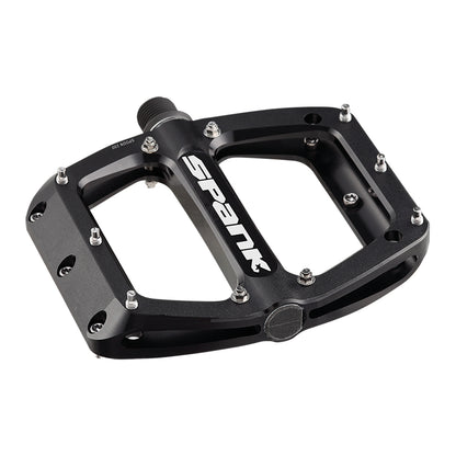 Spank Spoon 100 Pedals - Platform, Aluminum, 9/16", 100mm Wide, Black 1