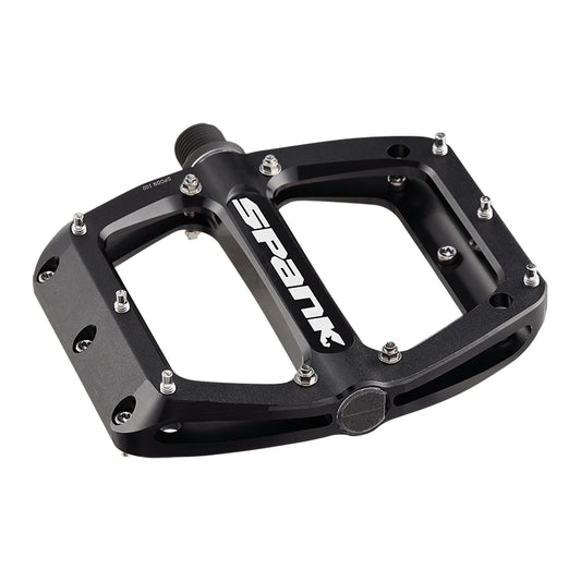 Spank Spoon 100 Pedals - Platform, Aluminum, 9/16", 100mm Wide, Black 1