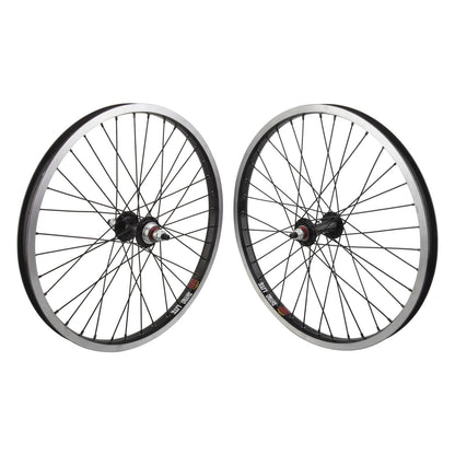 Sun Rhyno Lite 20" Alloy BMX Wheelset 20x1.75 BlackOps MX-1100 SB 36H Hubs 3/8" 1