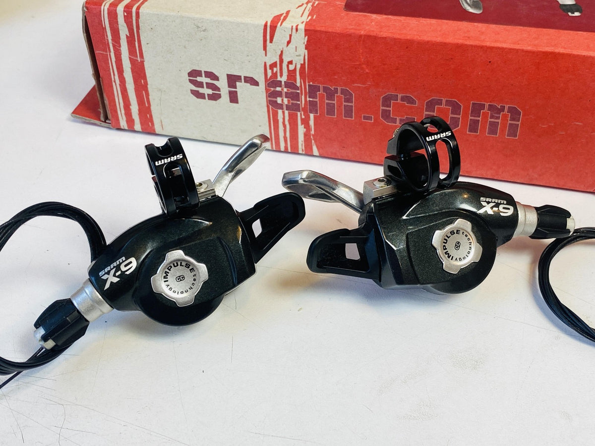 SRAM X9 Trigger ESP Shifters 3x9 Front / Rear New in Box 2