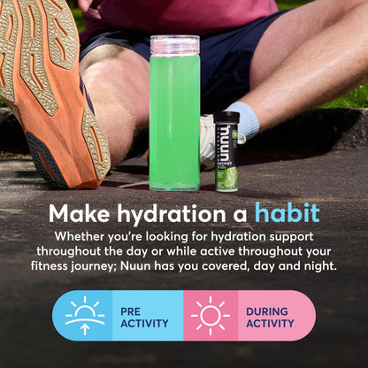 Nuun Energy Caffeine + B Vitamins, Electrolyte Hydration Tablets with Caffeine 4