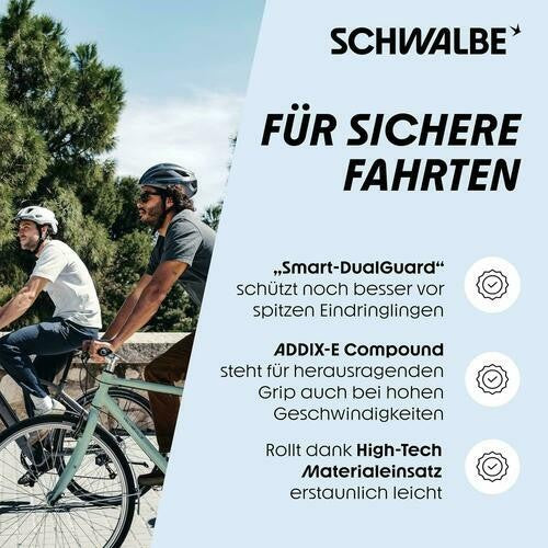 Schwalbe Marathon E-Plus Tire - 700 x 50, Clincher, Wire, Black/Reflective, 5