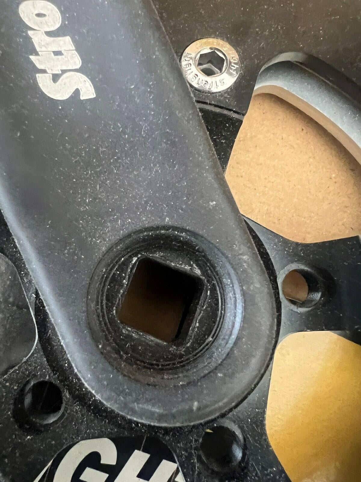 Storage-Worn Unused Stronglight Pedaler Crankset 175mm 32t 4