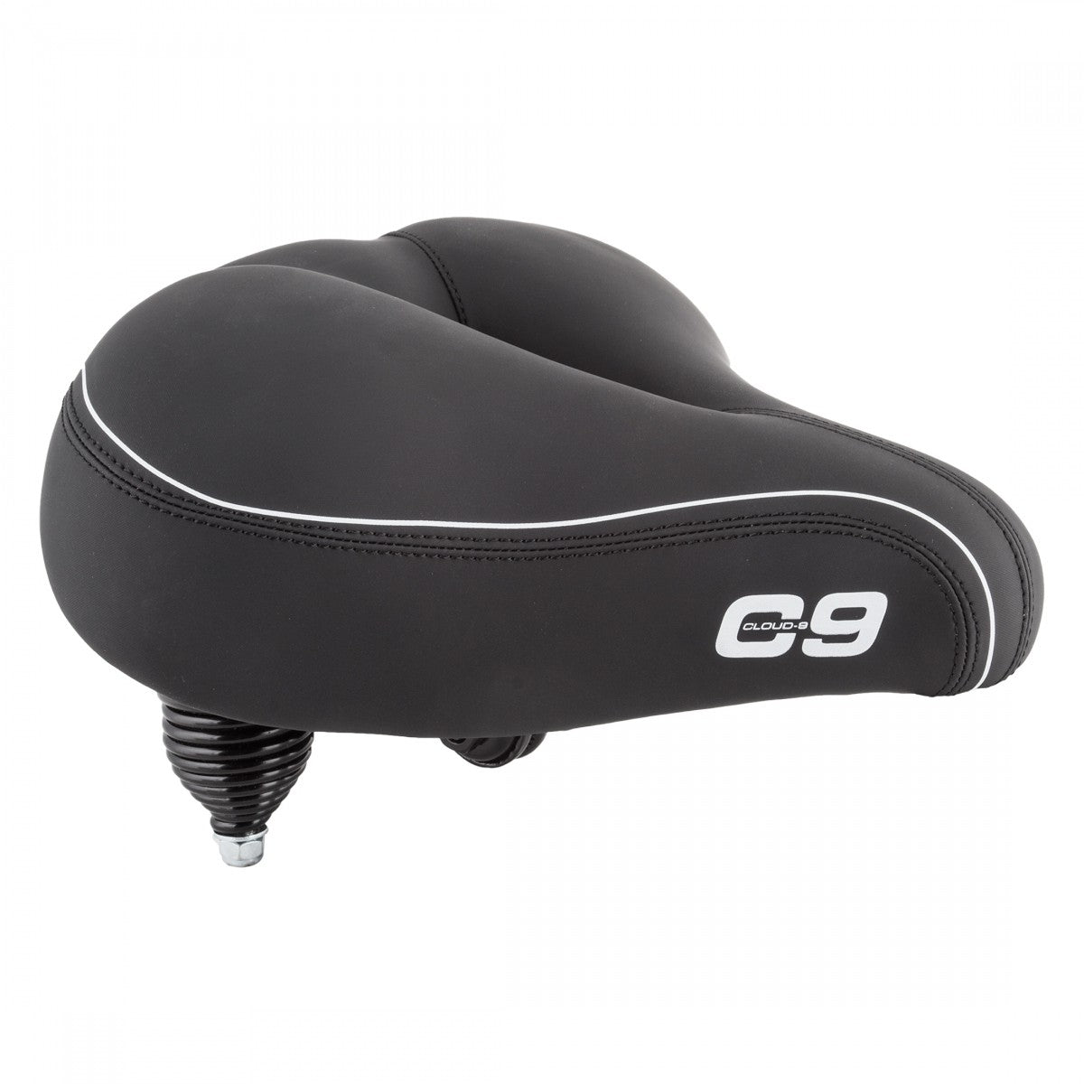 2 Cloud-9 Unisex Bicycle Comfort Seats Black Soft Touch Vinyl Cruiser 2
