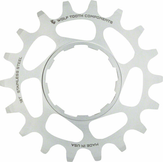 Wolf Tooth Components Single Speed Stainless Steel Cog 16T Compatible with 1