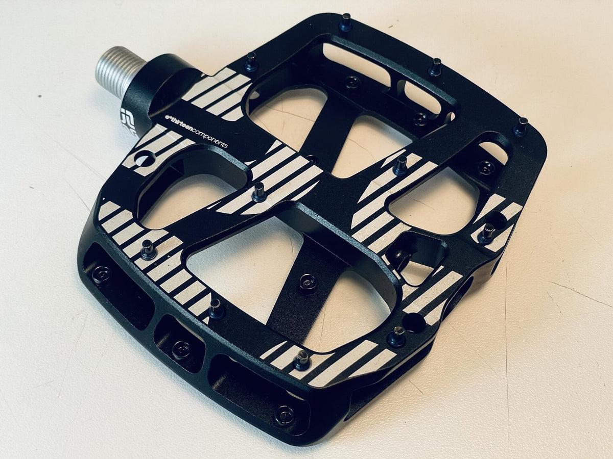 NOS e*thirteen Plus Platform Pedals EV1120 Aluminum Body - Black - New In Box 5