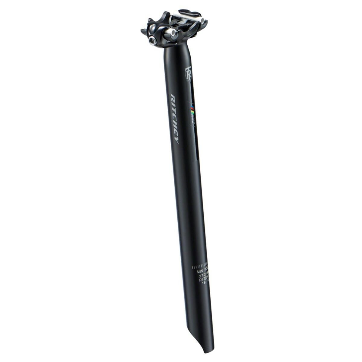 Ritchey WCS Alloy 1-Bolt Seatpost 27.2mm x 350mm x Zero 0mm Offset Black 1