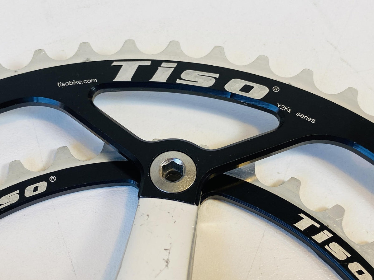 Campagnolo Centaur 10-Speed 170mm Crankset 53/39t TISO Chainrings - BBS Custom 7
