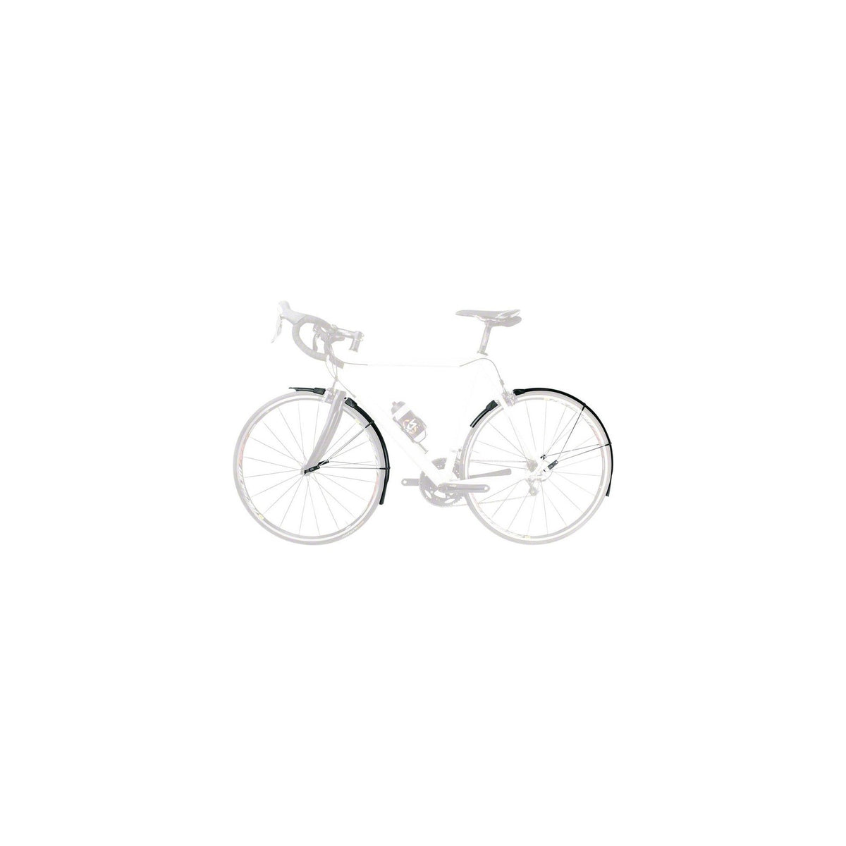 SKS Raceblade Long Fender Set, 700 x 18-25: Black 2