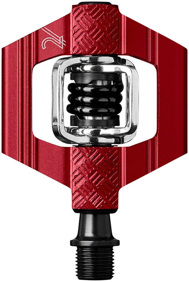Crank Brothers Candy 2 Pedals - Dual Sided Clipless, Aluminum, 9/16", Red 1