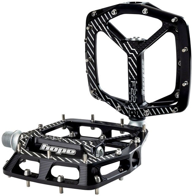 Hope F22 Pedals - Platform, Aluminum, 9/16", Black 1