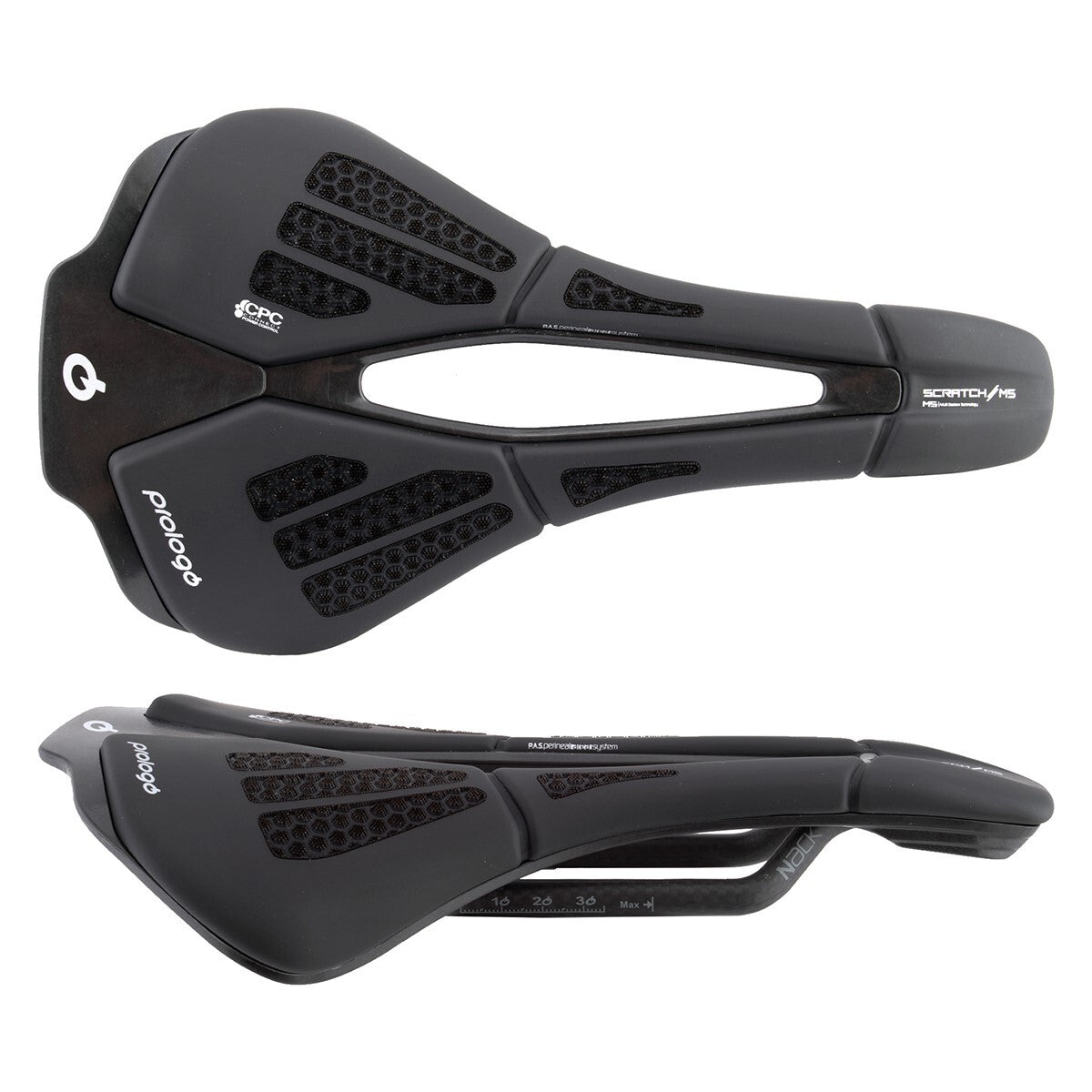 Prologo Scratch M5 PAS CPC Nack Carbon Rail Saddle 140mm Black 1