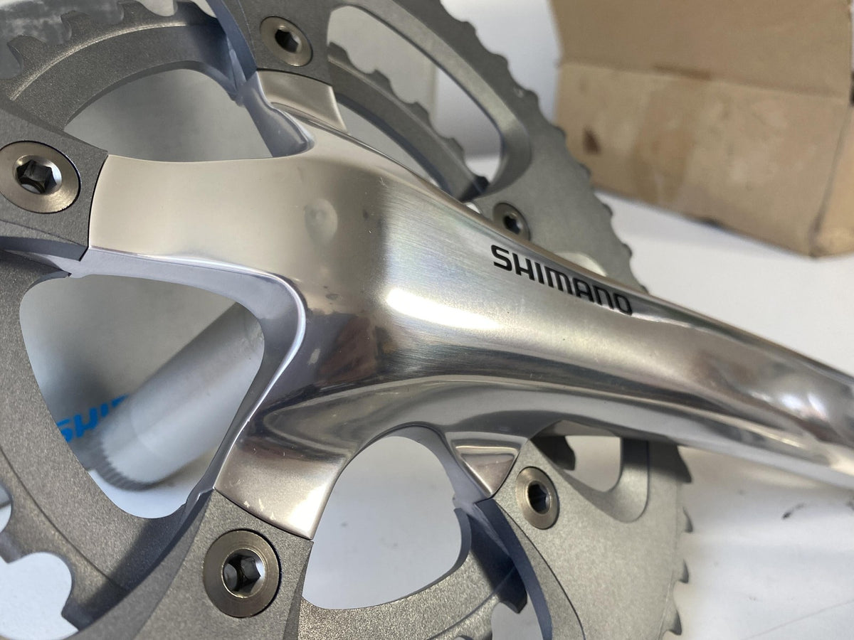 NOS Shimano FC-R700 Crankset 50/34T 175mm 2x10S Hollowtech II Worn Box 2