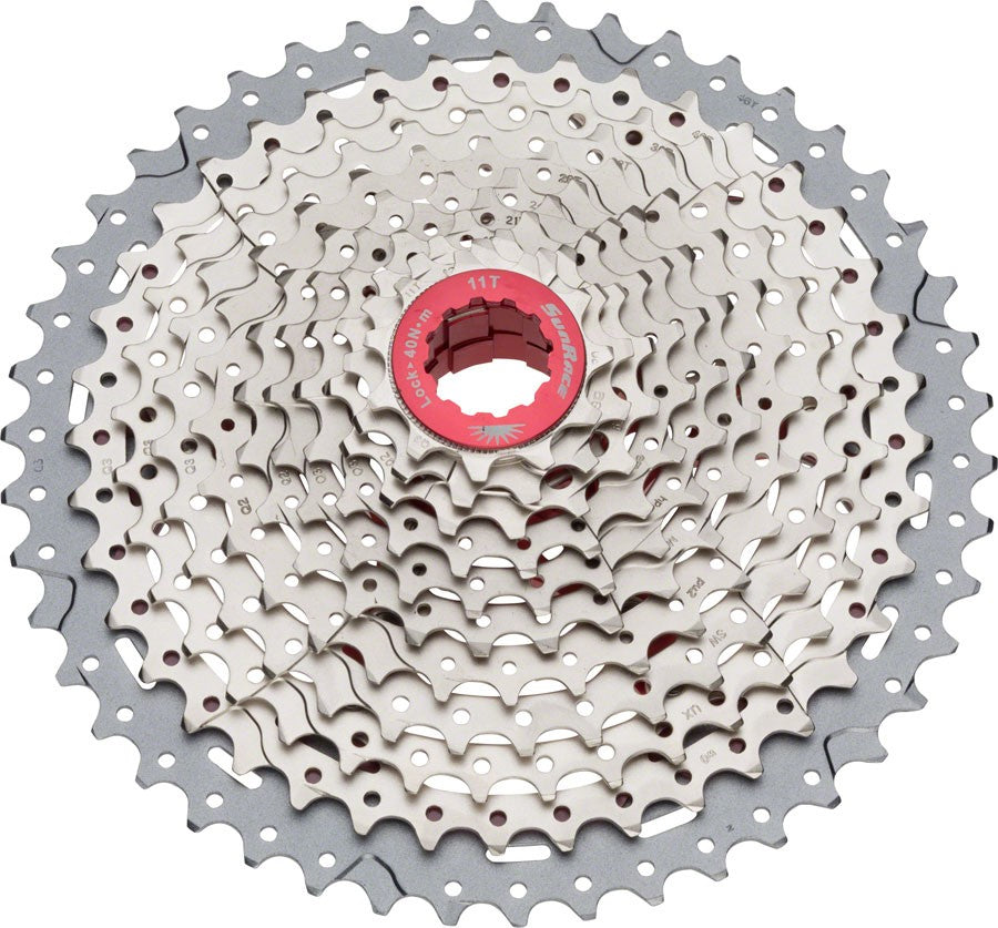 SunRace MX8 Cassette - 11 Speed, 11-46t, Silver 1