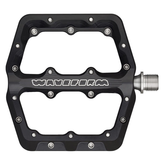 Wolf Tooth Waveform Aluminum Platform Pedals - Black, Large 1
