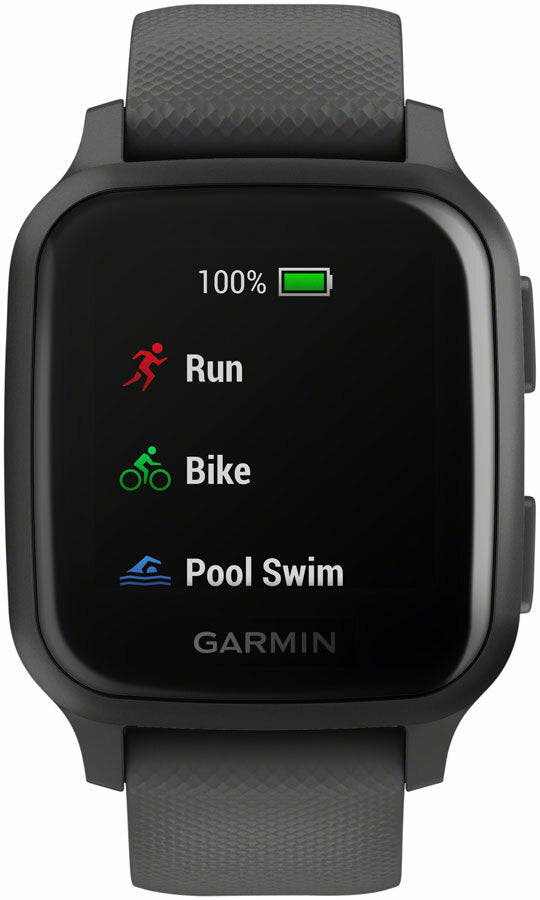 Garmin Venu SQ GPS Watch - Grey / Grey Silicone Band 6