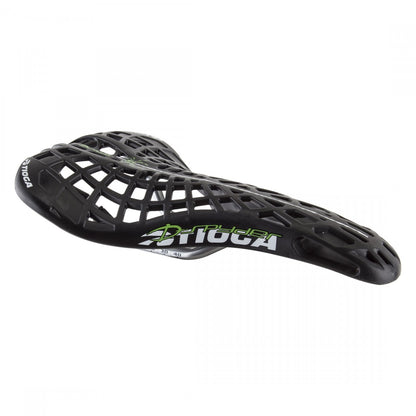 Tioga D-Spyder BMX Seat - Chromoly, Black 1