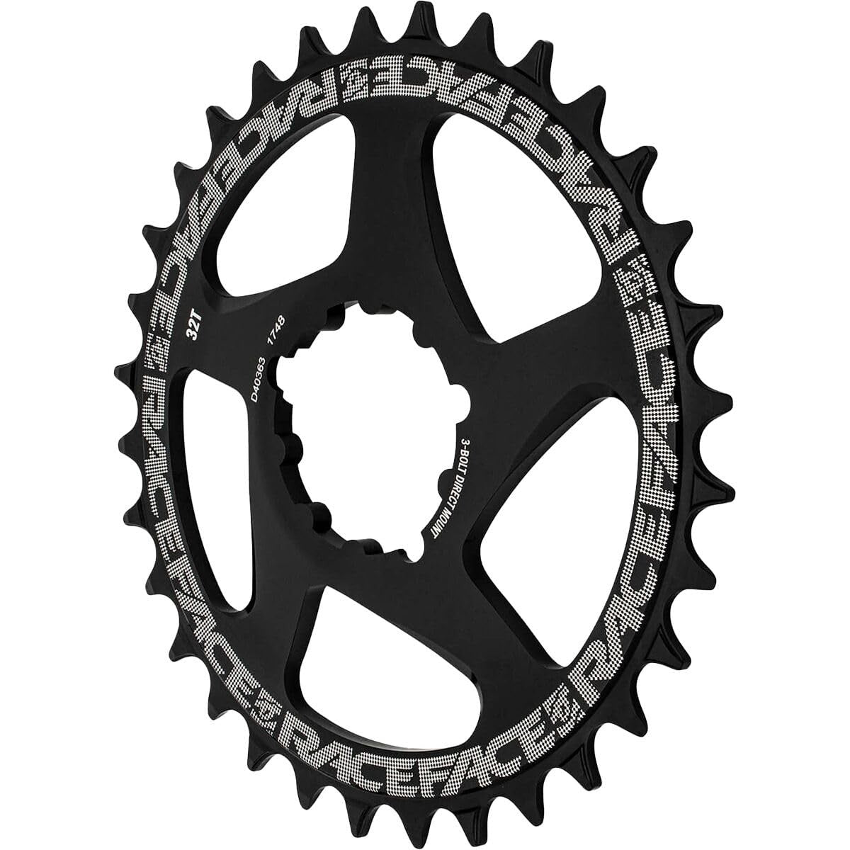 RaceFace Narrow Wide Chainring: Direct Mount 3-Bolt Compatible 36t Black 4