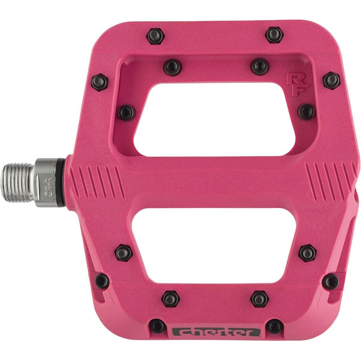 Raceface Chester Small Platform Pedals Body: Nylon Spindle: Cr-Mo 9/16" Magenta 1