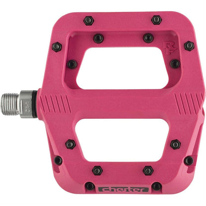 Raceface Chester Small Platform Pedals Body: Nylon Spindle: Cr-Mo 9/16" Magenta 1