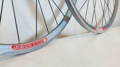 Velocity FUSION 700c Track Wheelset 32h Fix / Free 100/120 MSW - Gunmetal 2